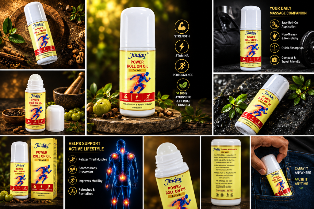🌿 Power Roll On Oil – Herbal Pain &amp; Muscle Comfort Care 💪 Rs. 999.00